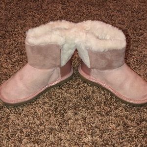 Size 8, pink boots